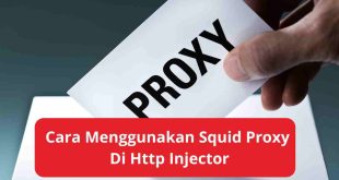 cara menggunakan squid proxy di http injector