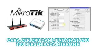 Cara Cek CPU Mikrotik